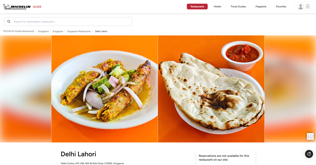 Delhi Lahori - indian food a listicle for kaizenairecom in Singapore