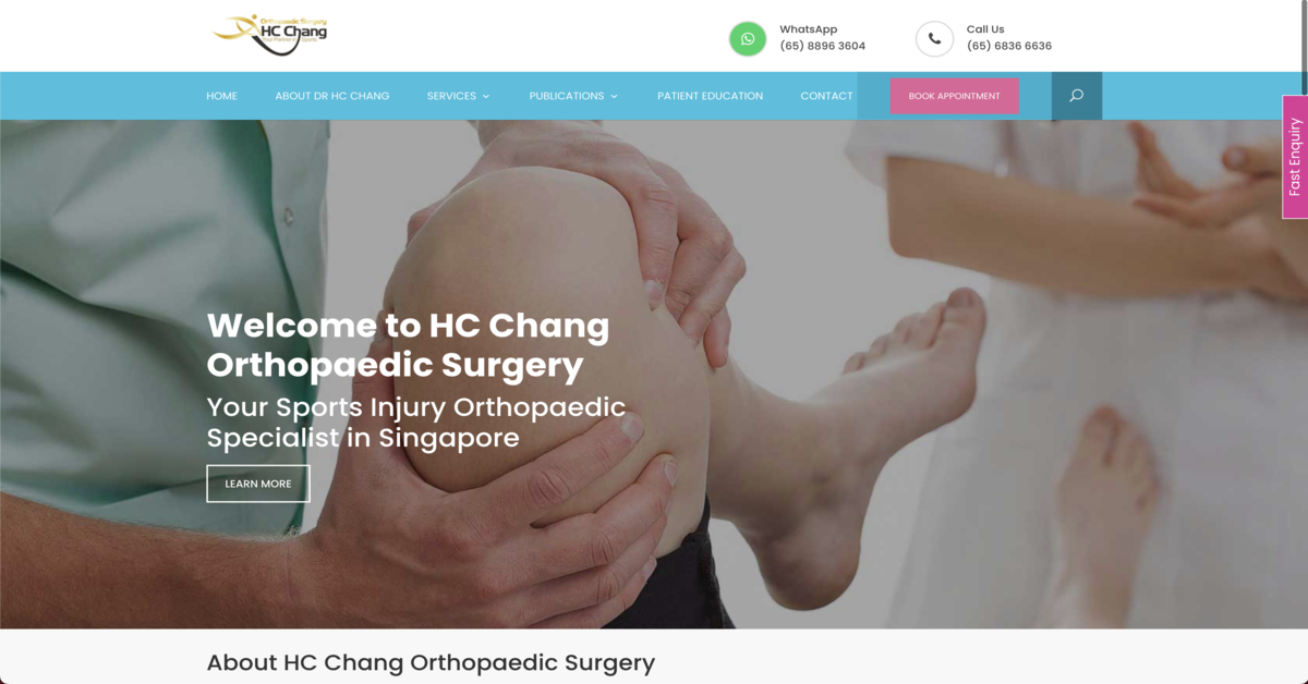 Hc Orthopaedic Surgery - orthopaedic doctors for elite care in Singapore