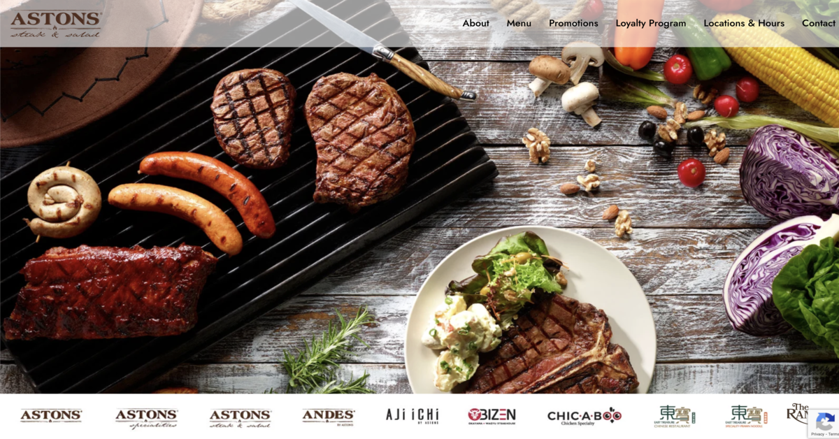 Astons Steak Salad - culinary gems at marina square for sophisticated singaporean diners in Singapor