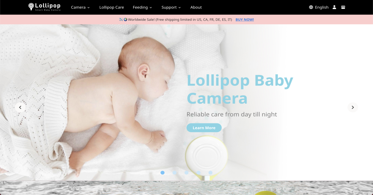 Lollipop - baby monitors for discerning parents in Singapore