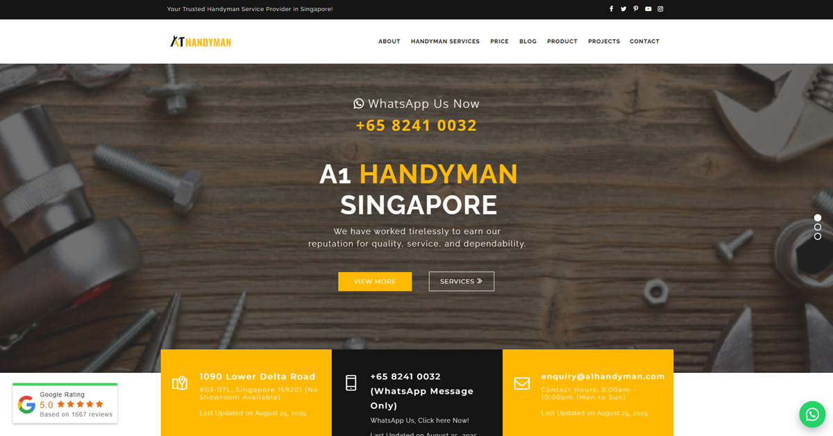 A1 Handyman Singapore - premier handyman havens elevating s sophisticated sanctuaries in Singapore