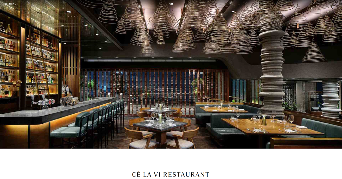 Cé La Vi - marina bay sands food experiences for exquisite culinary indulgence in Singapore