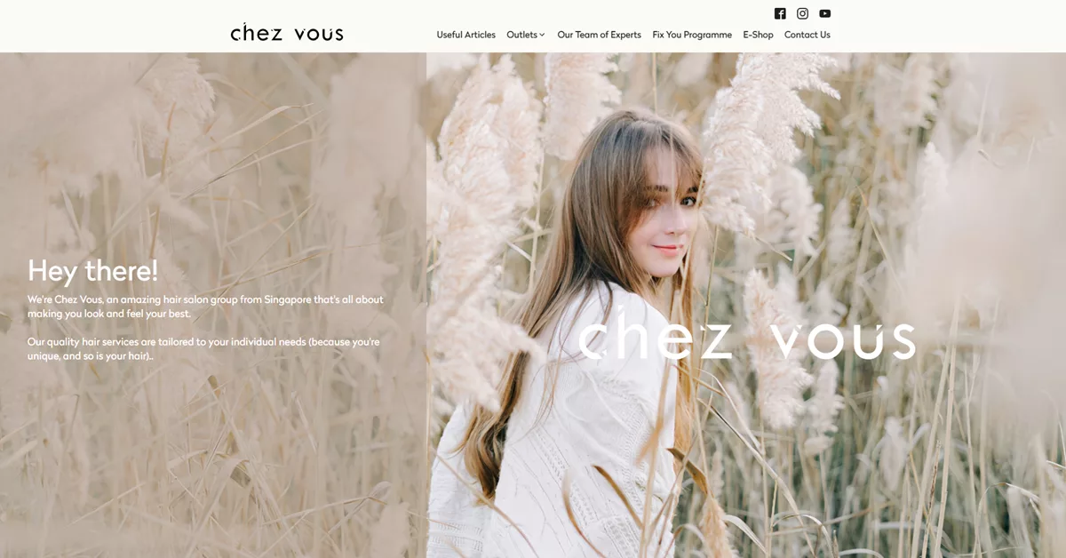 Chez Vous - exquisite hair salons for discerning aesthete in Singapore