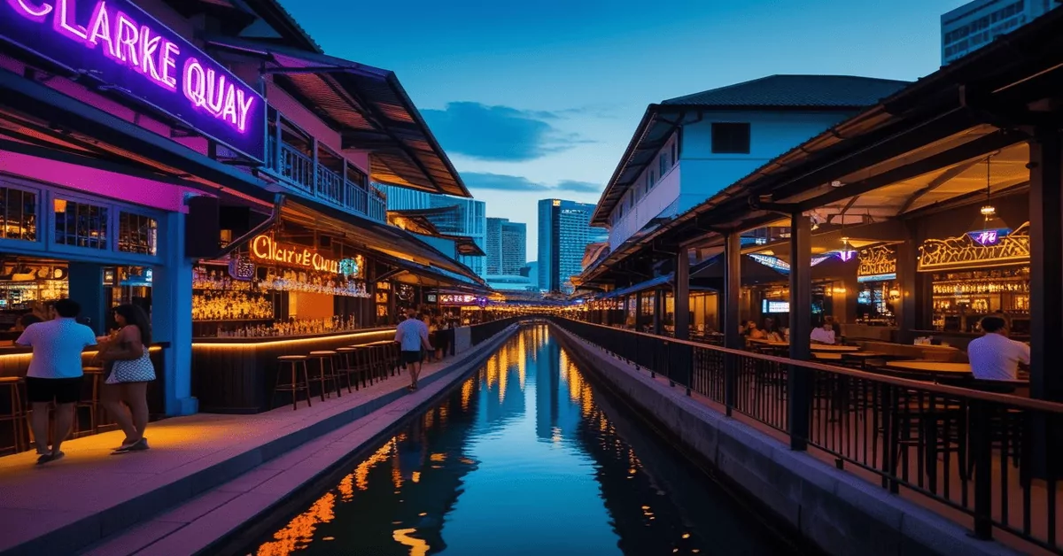 Clarke Quay’s Top Bars Where Luxury and Nightlife Collide in Singapore