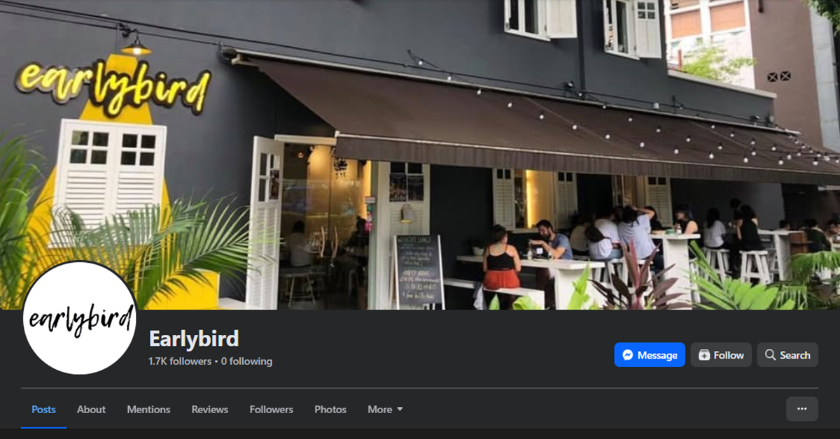 Earlybird Cafe - finest breakfast cafes a curated selection for discerning palate in Singapore