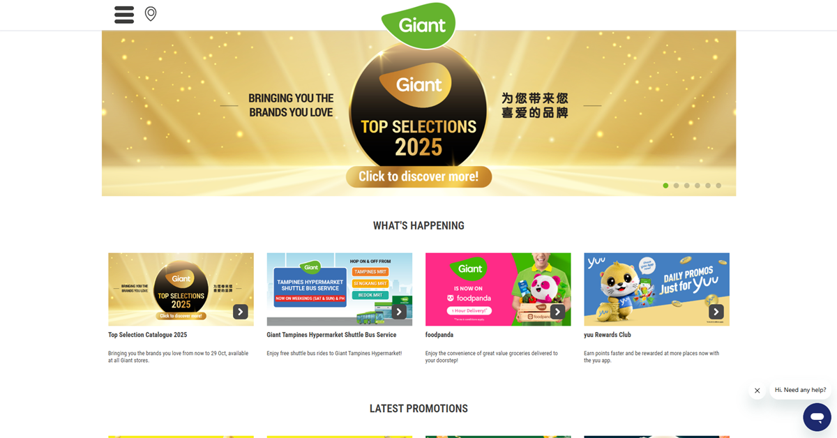 Giant - epitomes of epicurean excellence s premier supermarkets for refined shopper in Singapore