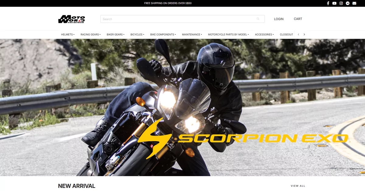 Hodaka Motoworld Pte Ltd - premium motorcycle helmet destinations for discerning rider in Singapore
