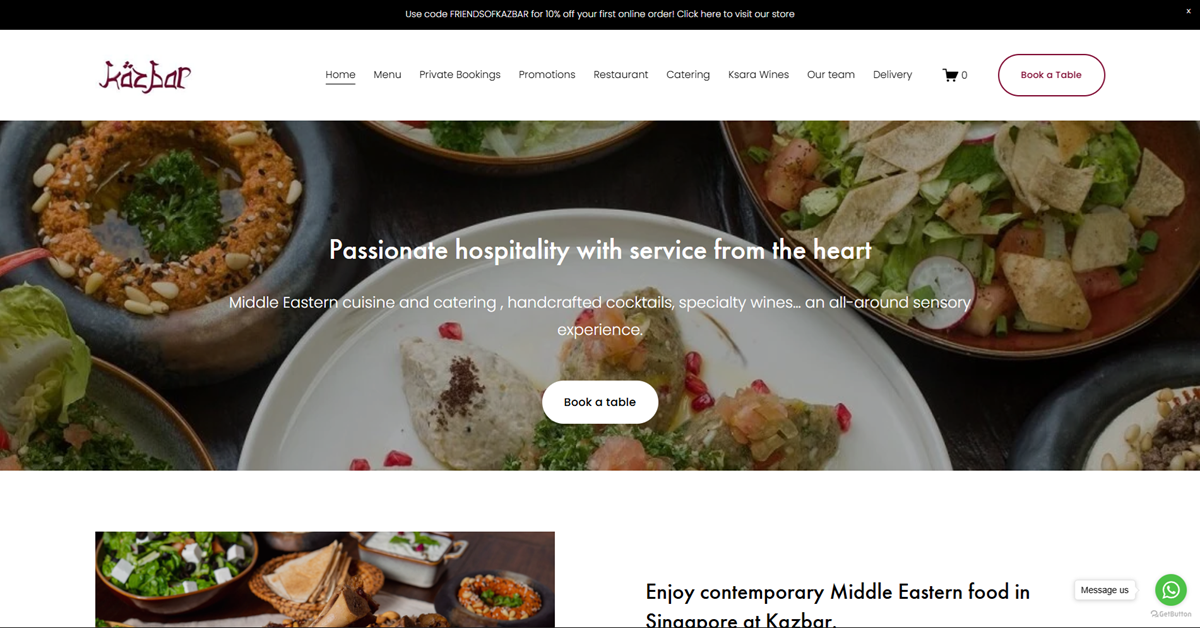 Kazbar - s elite premium food telok ayer unveiling venues for discerning palates in Singapore