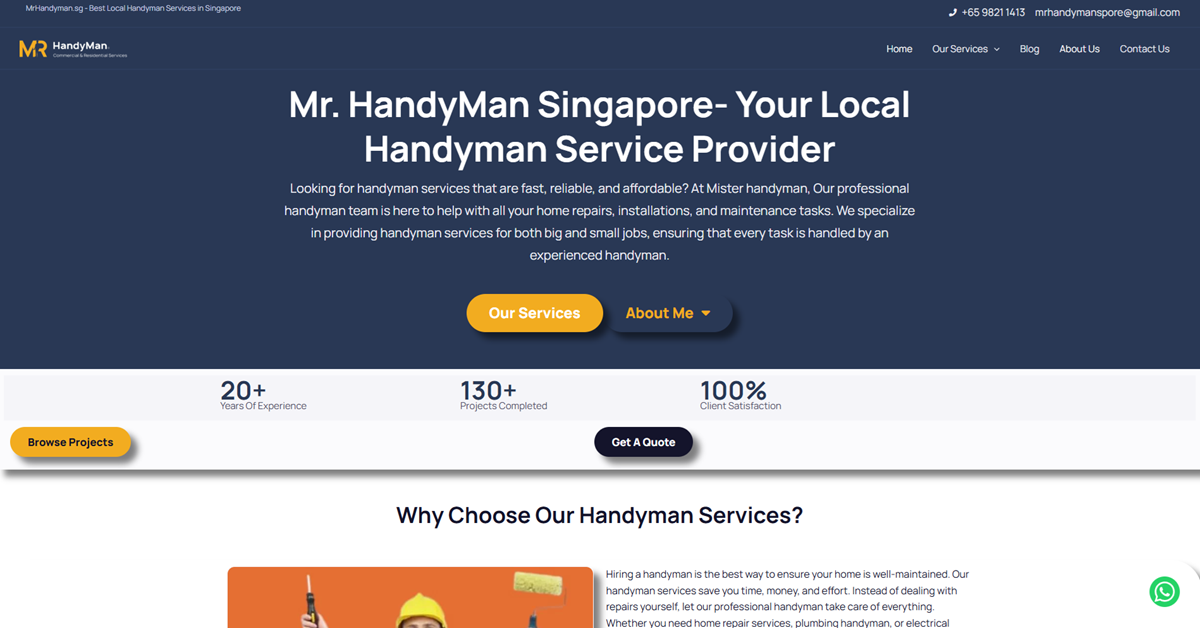 Mr Handyman Singapore - premier handyman havens elevating s sophisticated sanctuaries in Singapore