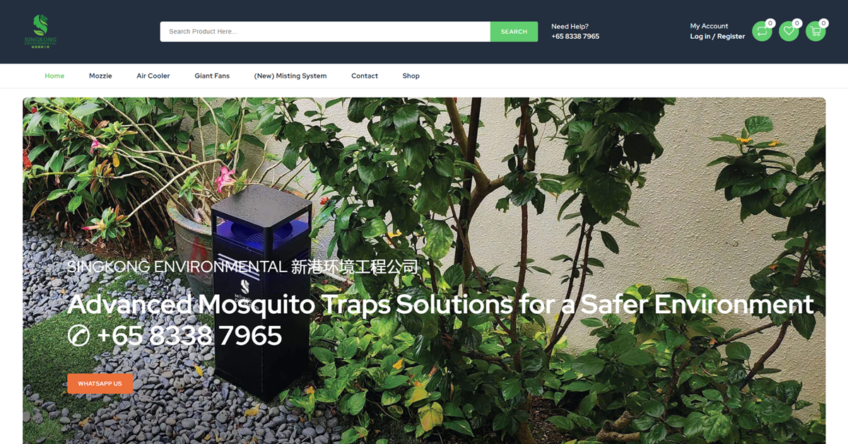 Mozzie Defender - mosquito repellents for an elevated bitefree experience in Singapore
