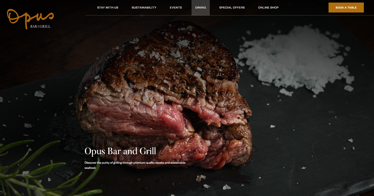 Opus Bar Grill - indulge excellence s premier beef steak destinations for discerning palate in Singa