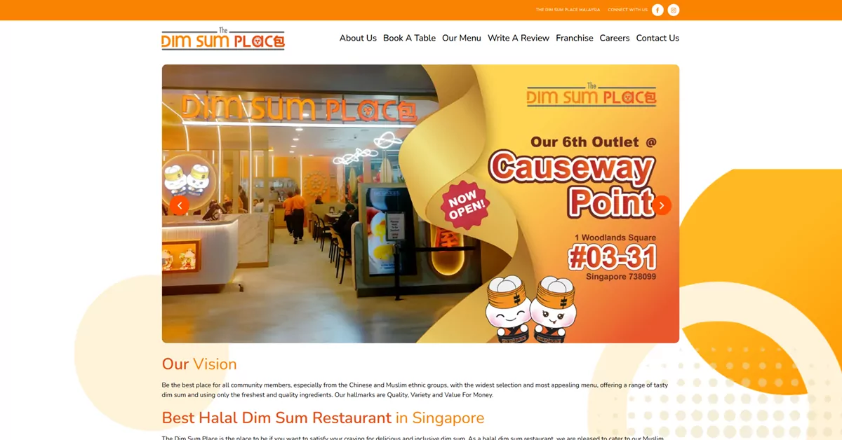 The Dim Sum Place - dim sum restaurants for refined epicure in Singapore