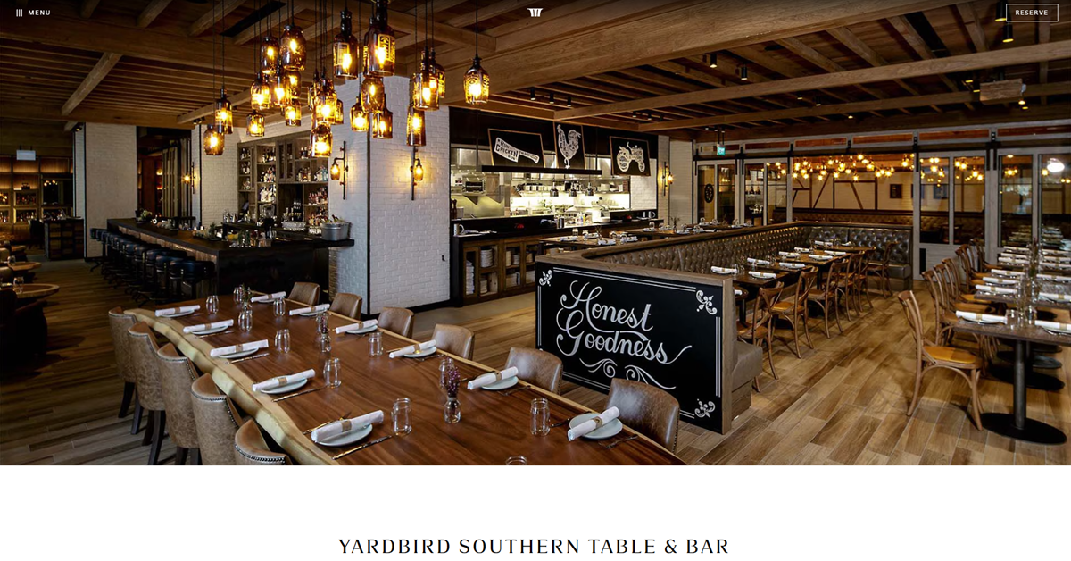 Yardbird Southern Table Bar - marina bay sands food experiences for exquisite culinary indulgence in