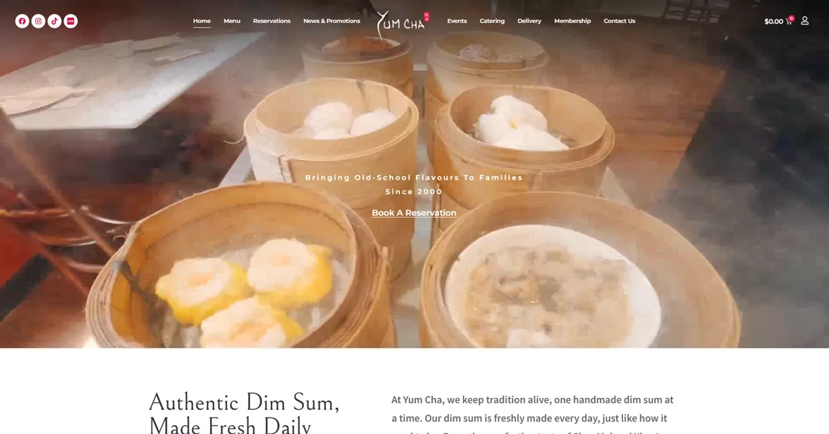Yum Cha - dim sum restaurants for refined epicure in Singapore