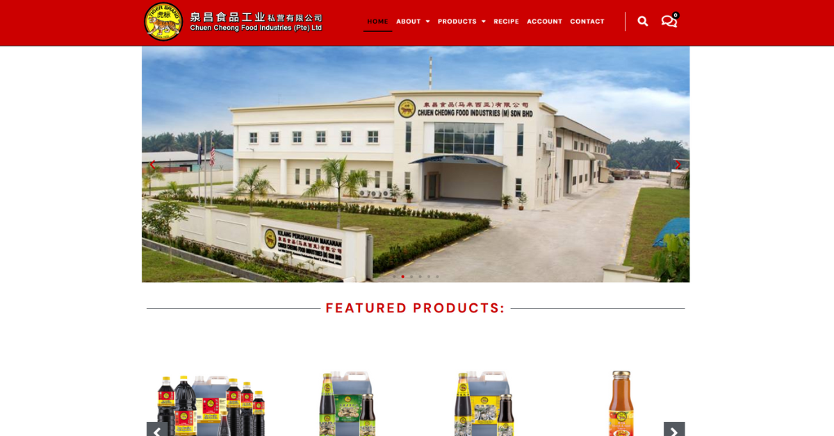 Chuen Cheong Food Industries (Tiger Brand) - discover finest soya sauces elevating culinary excellen
