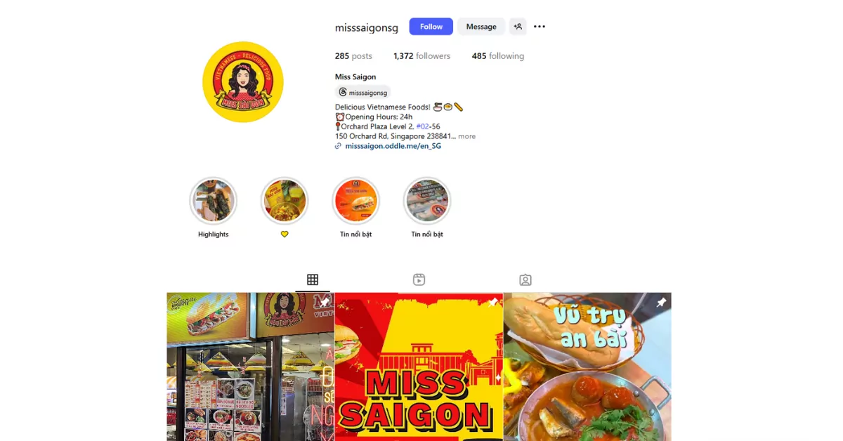 Miss Saigon - late night food havens for discerning epicure in Singapore
