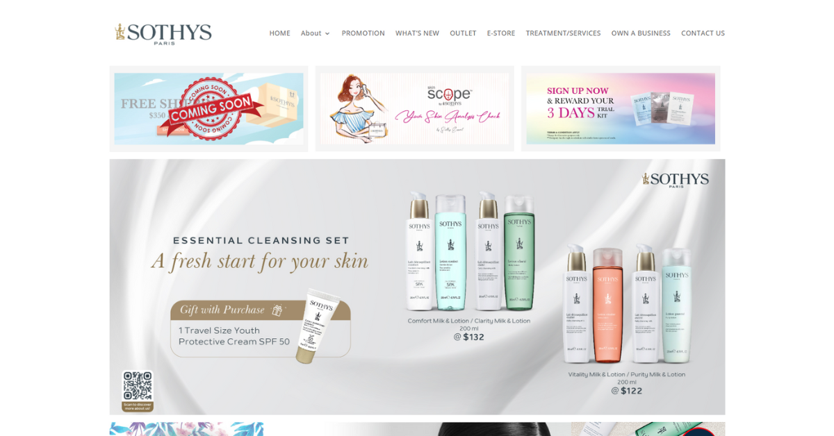 Sothys - cleansing milks elevate skincare ritual with luxurious essentials in Singapore