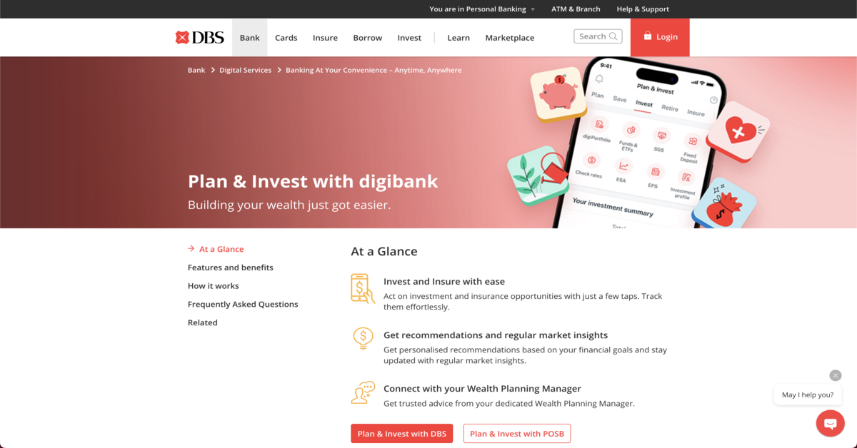 Dbs Nav Planner - savings tracker apps for financial mastery in Singapore
