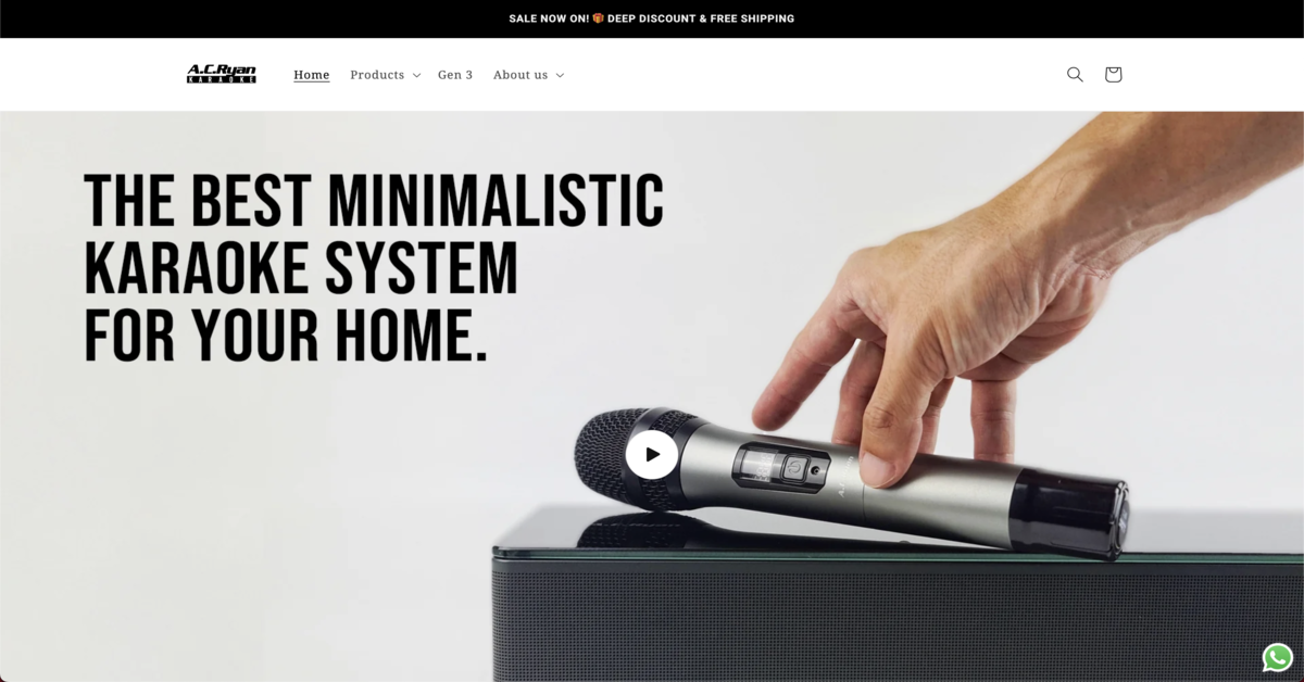 Ac Ryan - karaoke systems for elevated home entertainment in Singapore
