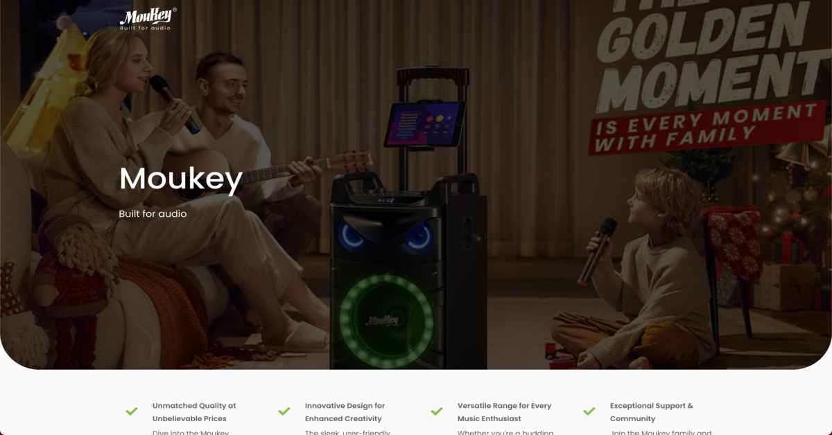 Moukey - karaoke systems for elevated home entertainment in Singapore