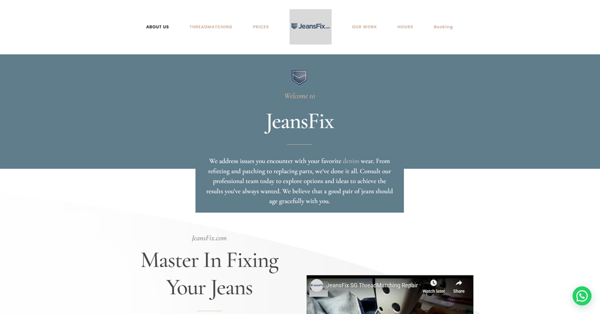 Jeansfix - refine wardrobe s most exquisite alteration services for discerning aficionado in Singapo