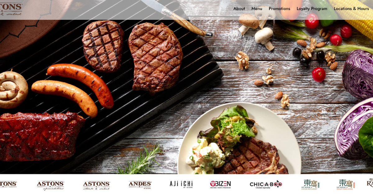 Astons Steak Salad - indulging orchards finest steakhouses for discerning palate in Singapore