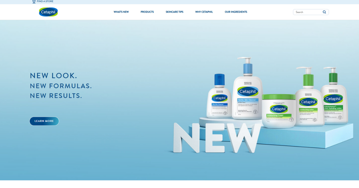 Cetaphil - over counter acne medicines in Singapore