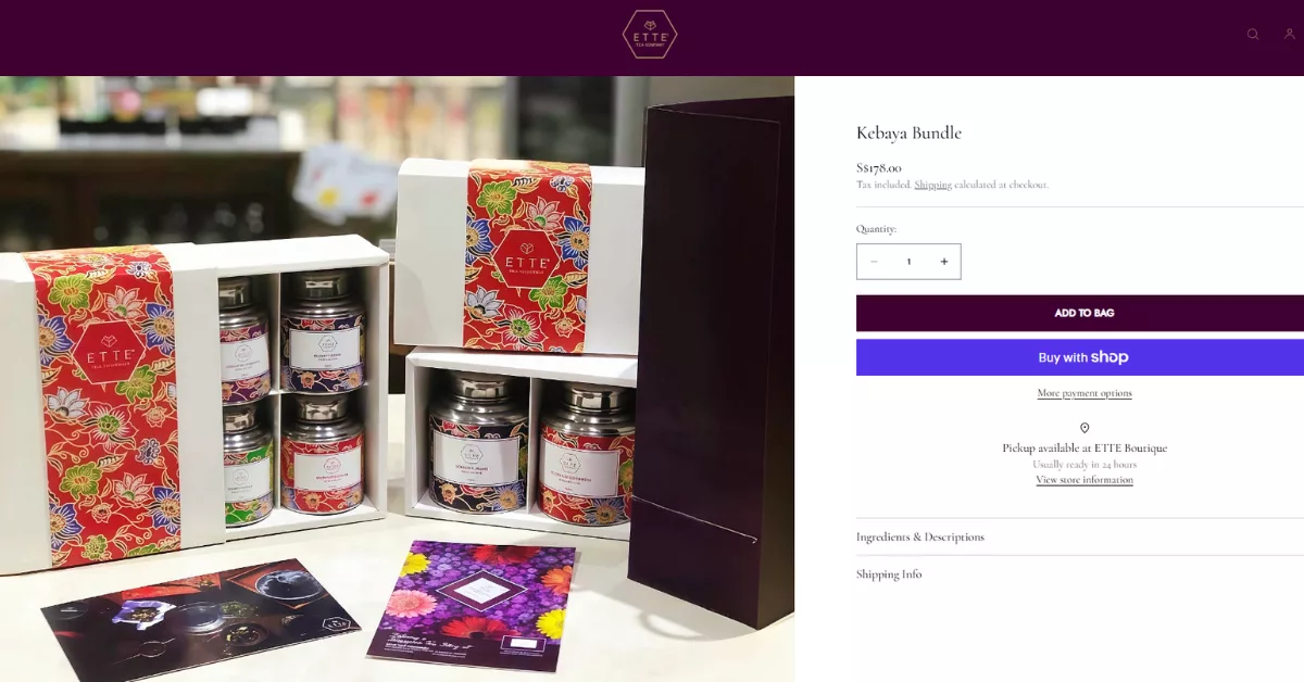Ette Tea - finest tea sets elevating tea rituals with timeless elegance in Singapore