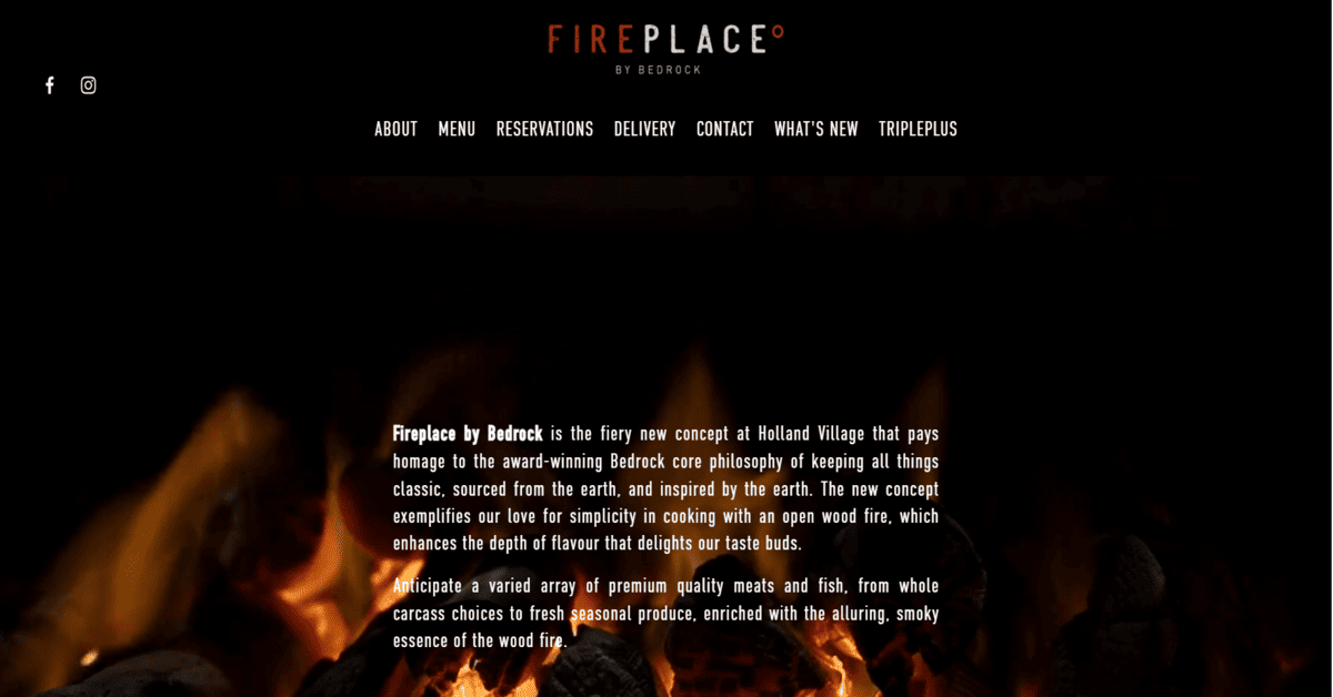 fireplace by bedrock