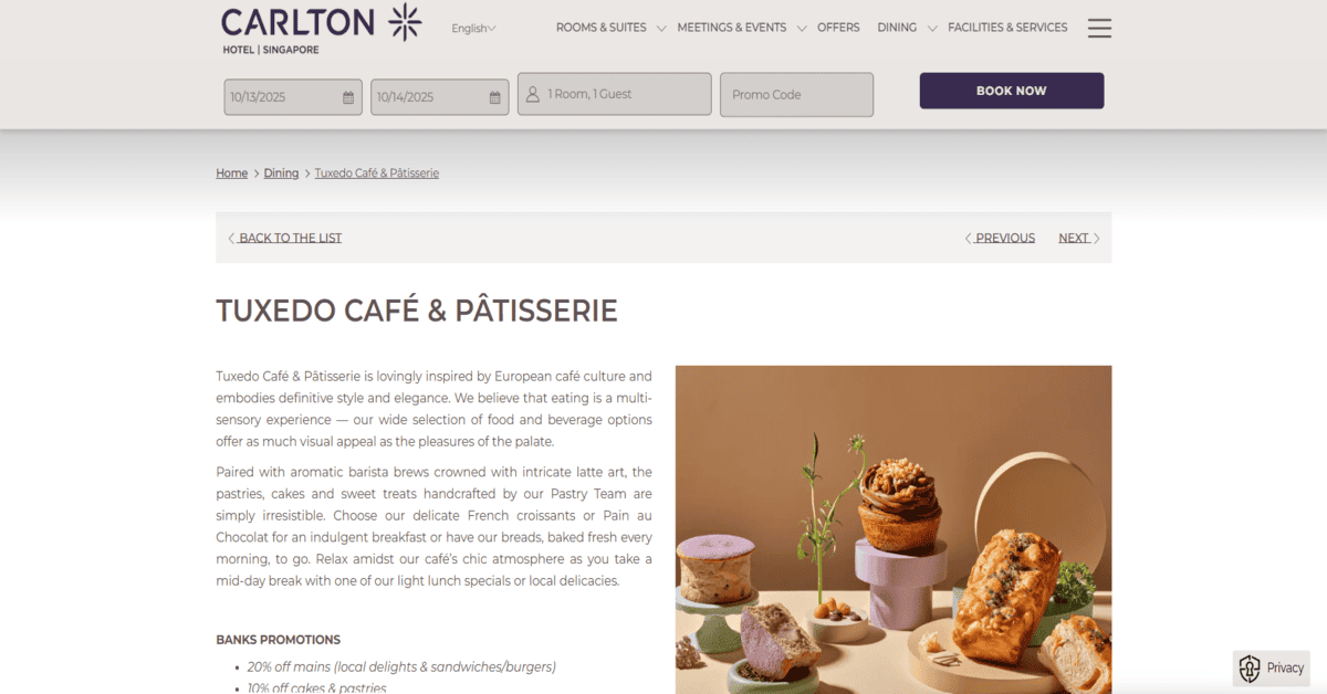 tuxedo cafe
