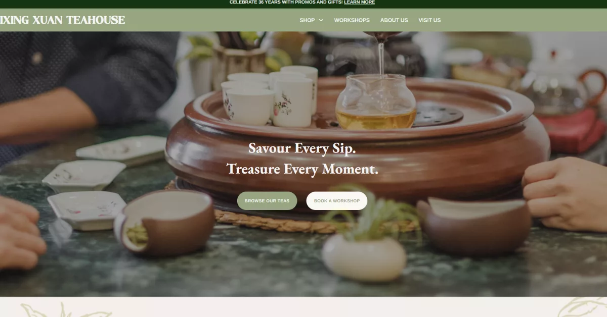 Yixing Xuan Teahouse - finest tea sets elevating tea rituals with timeless elegance in Singapore