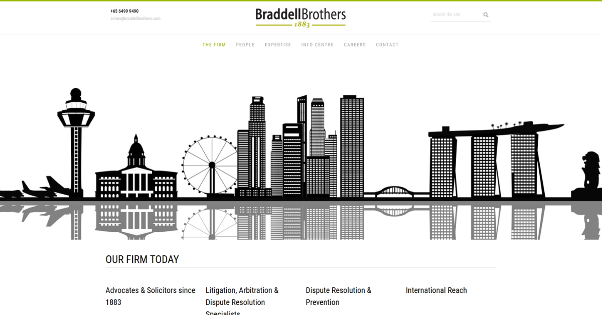 Braddell Brothers LLP: Leading Dispute Resolution in Singapore