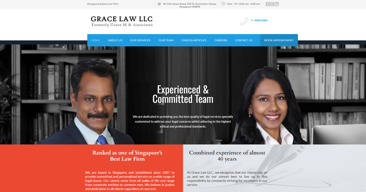 Grace Law: Experienced Law Firm in Singapore