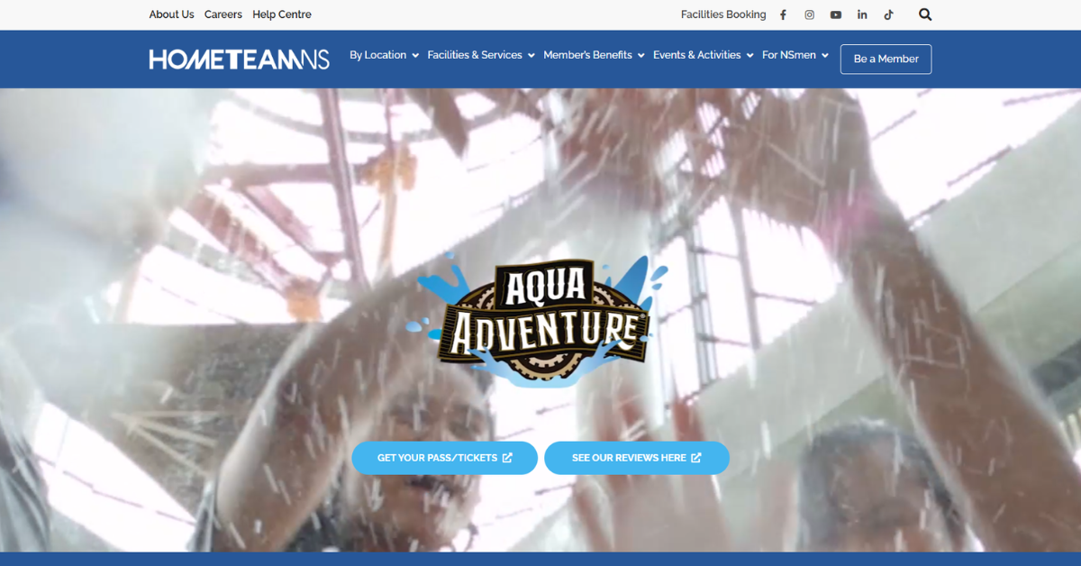 HomeTeamNS Aqua Adventure: Singapore’s First Integrated Indoor Water Adventure Centre
