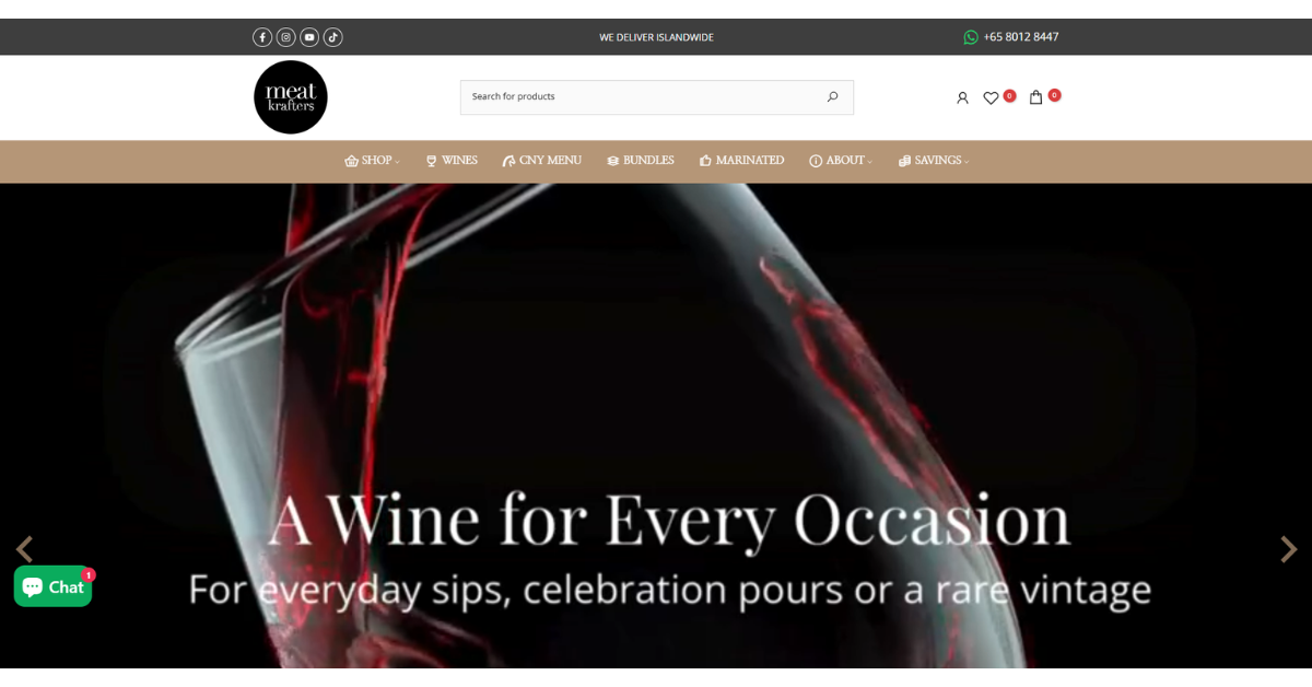 Meatkrafters Singapore: Premium Butchery Offering Quality Meats and Wines in Singapore
