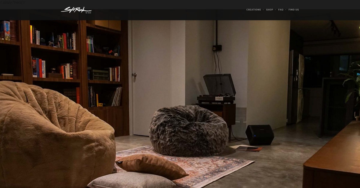 SoftRock Living: Premium Bean Bag Furniture in Singapore
