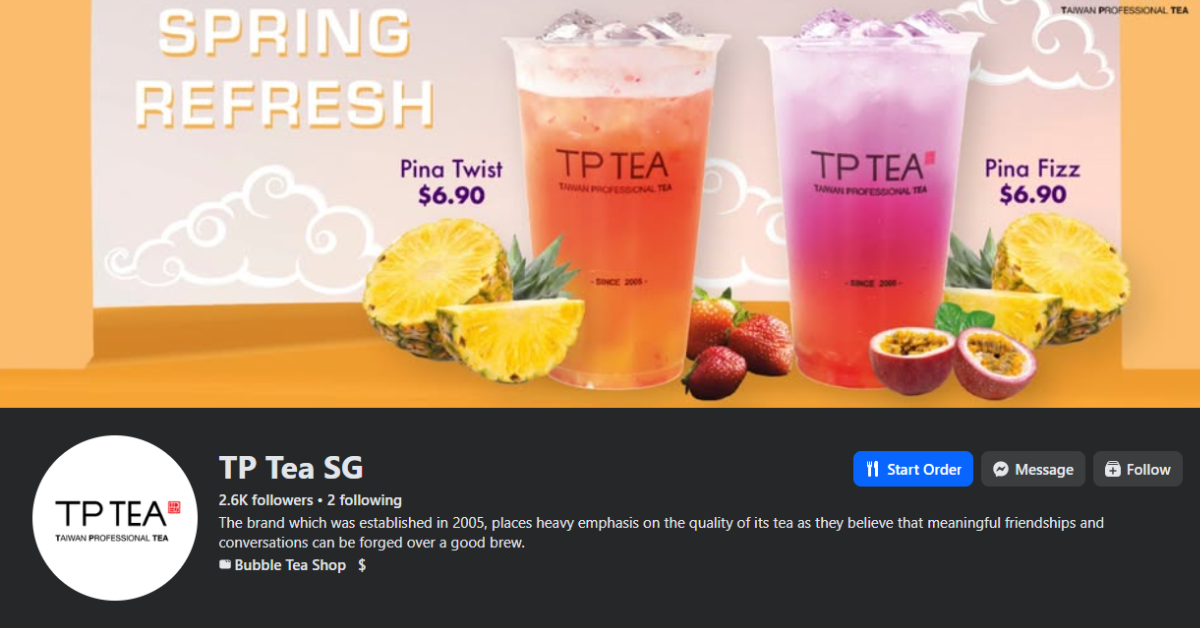 TP Tea: Halal-Certified Bubble Tea in Singapore