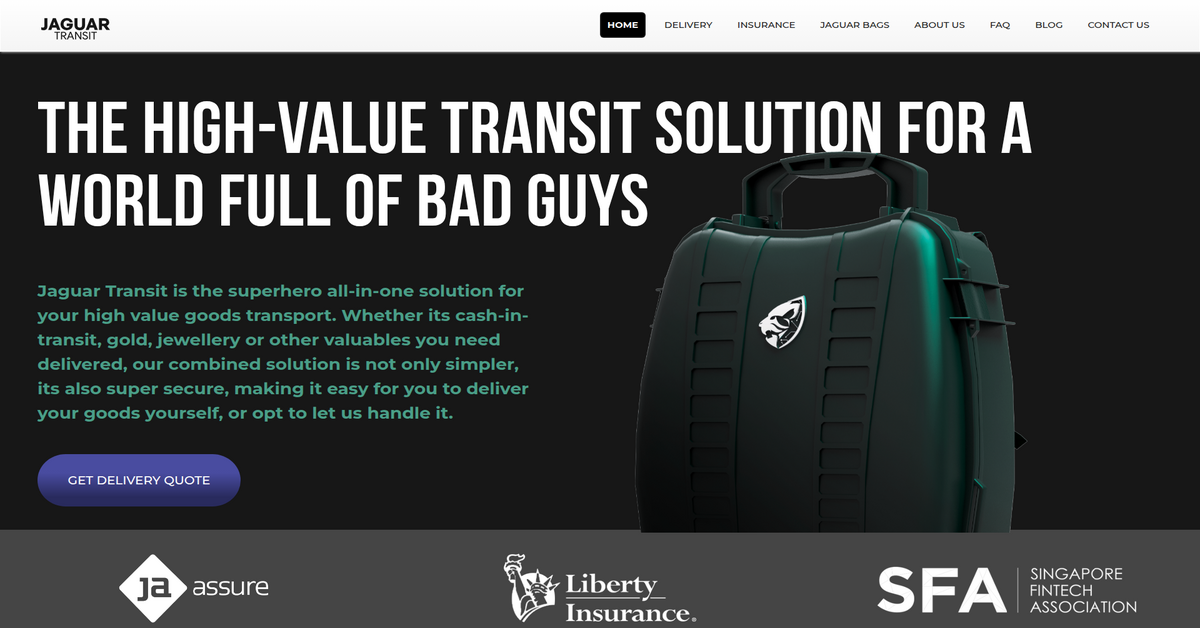 Jaguar Transit: Secure Valuables Transportation in Singapore